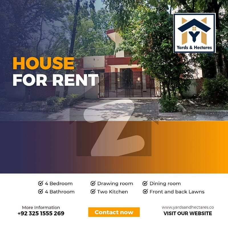 Double Storey House For Rent In F-8, Islamabad!