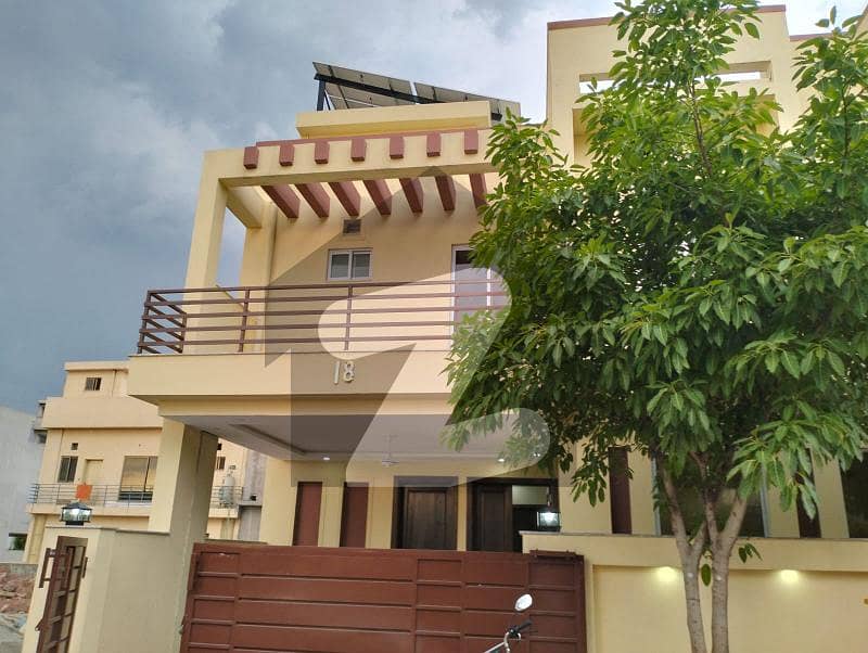 8 marla house for rent solar installed sector N bahria enclave islamabad