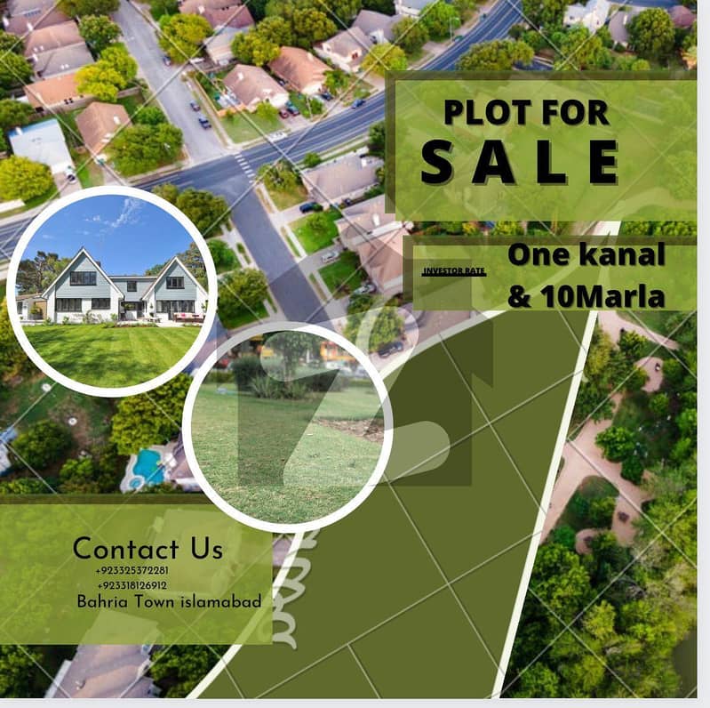 10 marla residential plot in overseas 2 bahria town phase 8 for sale