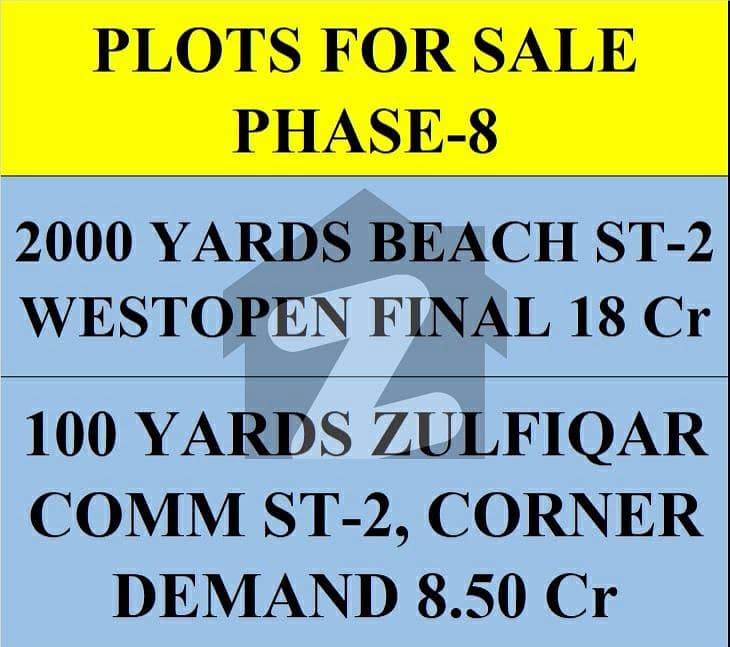 DEFENCE 100 YARDS CORNER & 2000 YARDS GENERAL PLOTS AVAILABLE FOR SALE