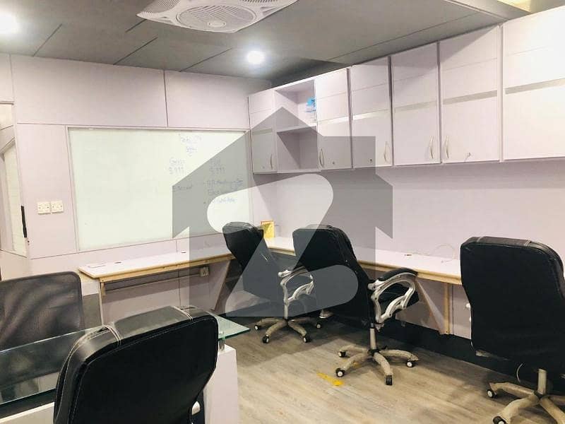 Full Furnished Office Available For Rent In Pechs Main Road Facing With Lift And 2 Reserve Car Parking And 3 Washroom And Kitchen 24 Hours Building Open Best For Soft House Multinationals Company