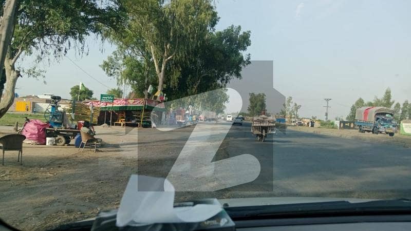 10 Kanal Industrial Plot Available For Sale On Main Multan Road.