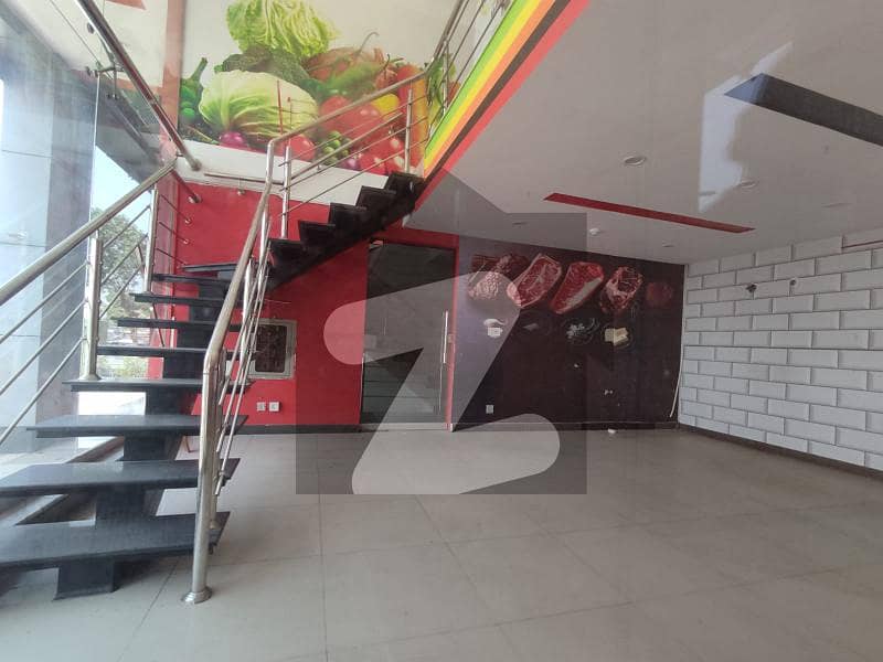 Ground, Basement and mezzanine of 04 Marla commercial plaza available on rent at Main Boulevard DHA phase 06