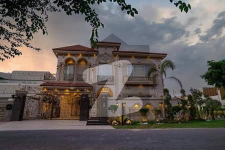 22 Marla Corner Brand New Spanish Design Most Beautiful Full Basement Fully Furnished Home Theater Swimming Pool Bungalow For Sale at Prime Location of DHA Lahore