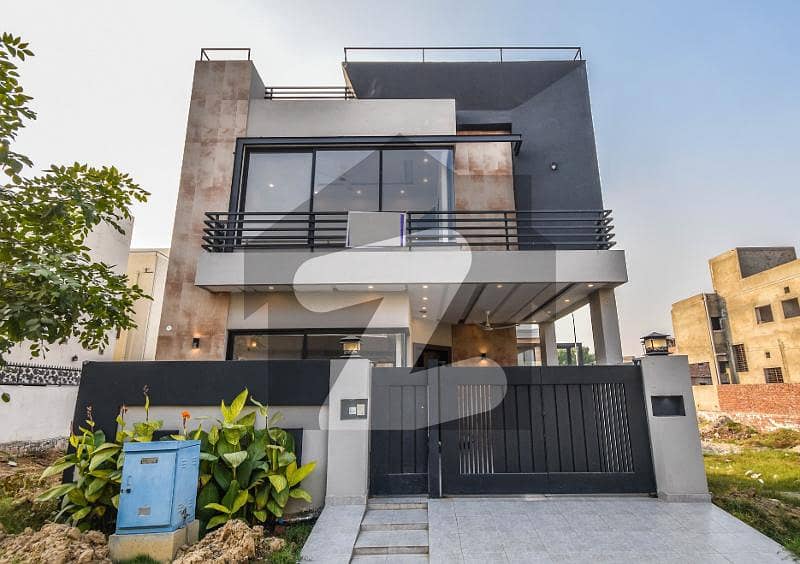 5 Marla Brand New Modern Designer Bungalow For Sale Near To Park In Dha 9 Town