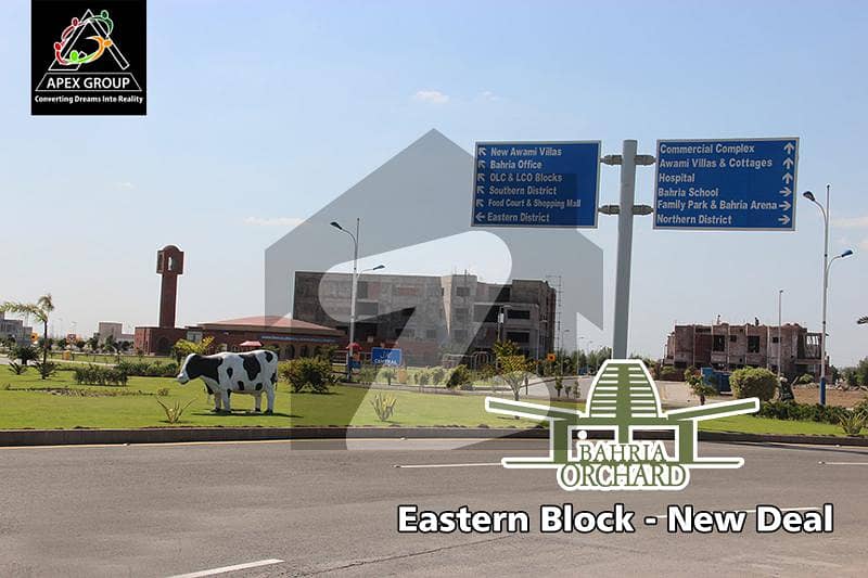 08 MARLA RESIDENTIAL PLOT FOR SALE POSSESSION UTILITY CHARGES PAID IN EASTERN-EXT BLOCK PHASE 1 BAHRIA ORCHARD LAHORE