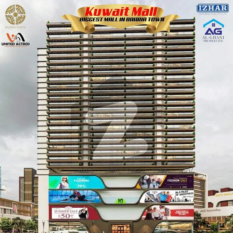 KUWAIT MALL| BAHRIA TOWN LHR BIGGEST AND TALLEST BUILDING B | FULLY FURNISHED APARTMINT ON EASY INSTALLMENTS