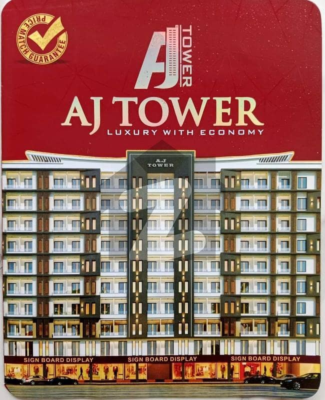 400 SQ FT STUDIO APARTMENT IS FOR SALE IN AJ TOWER A PROJECT OF BSM DEVELOPER