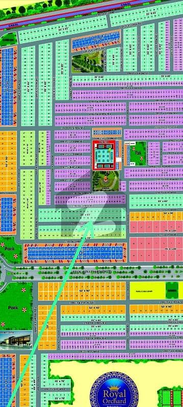 Royal Orchard Multan 10 Marla plot for sale 
F Block