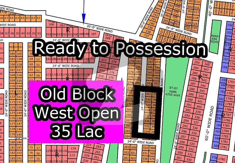 L - (West Open + Old Block) North Town Residency Phase - 01 (Surjani)