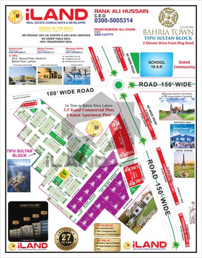 5 marla residential plot for sale in tipu ext block