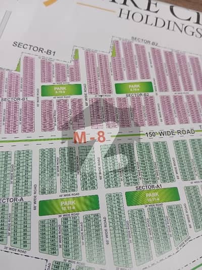 5-Marla Hot Location Plot Available For Sale in Lake City Near to 150-Feet Wide Road