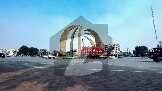 10 marla plot for sale on ground possession LDA aproved sector C near to main road in GOLF VIEW RESIDENCIA PHASE 2 block bahria town lahore