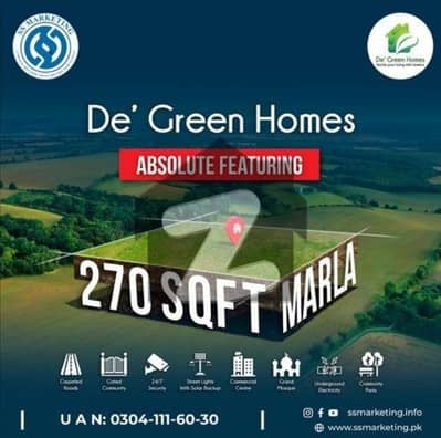 Book A Residential Plot Of 12 Marla In De Green Homes Multan