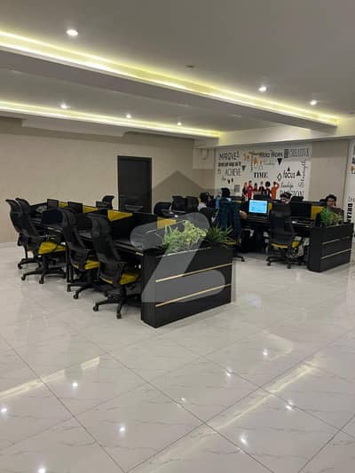 8 MARLA FURNISHD OFFICE FOR RENT IN BAHRIA TOWN LAHORE