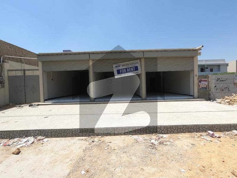 SHOPS FOR RENT ON MAIN 150 FEET WIDE ROAD IN SCHEME 33