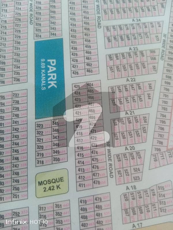 DHA Rahbar Sector-1 Block A option available corner plot near msjid park reasonable price as per market All dues clear possession area