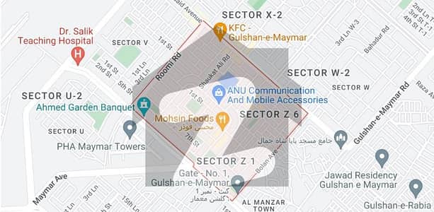 گلشنِ معمار - سیکٹر زیڈ گلشنِ معمار,گداپ ٹاؤن,کراچی میں 16 مرلہ رہائشی پلاٹ 3.25 کروڑ میں برائے فروخت۔