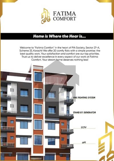 Prime Location 600 Square Feet Flat For sale Is Available In Scheme 33