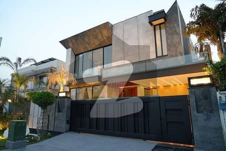 One Kanal Brand New Luxury Ultra-Modern Design Most Beautiful Full Basement Fully Furnished Home Theater Swimming Pool Bungalow For Sale at Prime Of DHA Lahore Near to Commercial Market