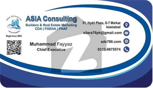 25x50 size Residential Plot in Govt. CDA Sector I-15/1 & I-15/2 Islamabad for SALE @ 63 LACS