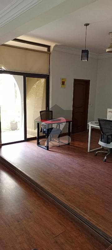 Gulberg 14 Marla decent lower portion of small office is available for Rent.