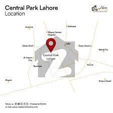 3.5 Marla plot for sale in central park housing scheme Lahore.