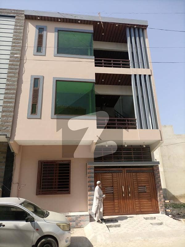120Sqyard Brand New House For Sale In Saadi Garden Block 1 On 60ft Road