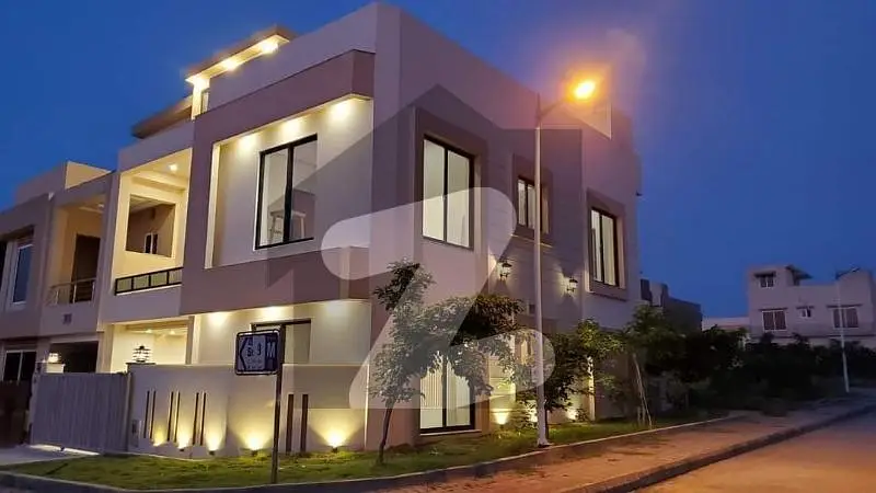 Brand New Corner Double Unit House For Sale In M Block Bahria Town.