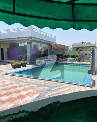 1 Kanal fram house With Seewingpool And Green Lawan For Rent In Bedian Road Lahore