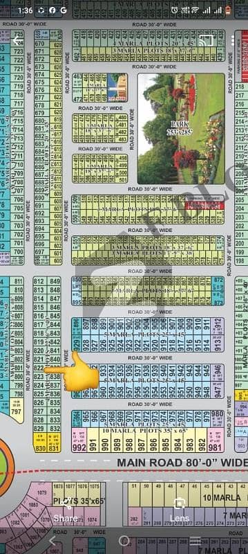 F block 4 Marla hot location plot for sale Alrehman garden phase 2