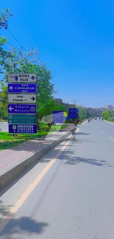 Hill Top 5 Marla Commercial Plot Available For Sale in Bahria Town Block E Rawalpindi