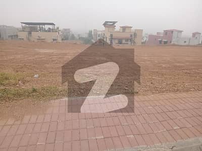 Sector A One Kanal Plot For Sale With Extra Land Back Open Street Cor Sun Face Solid Land