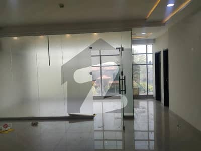 4 Marla 1st Floor with Glass Cabin available for rent in dha Phase 6 Main boulevard.