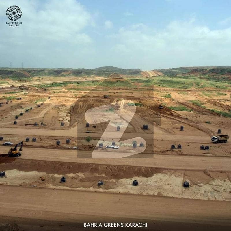 75 Yards Plots Available For In Bahria Town Karachi Bahria Greens Ground + 2 Construction Allowed