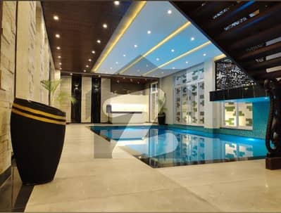 25 MARLA CORNER INDOOR SWIMMING POOL WITH FULL BASEMENT BANGALOW NEAR TO PARK.