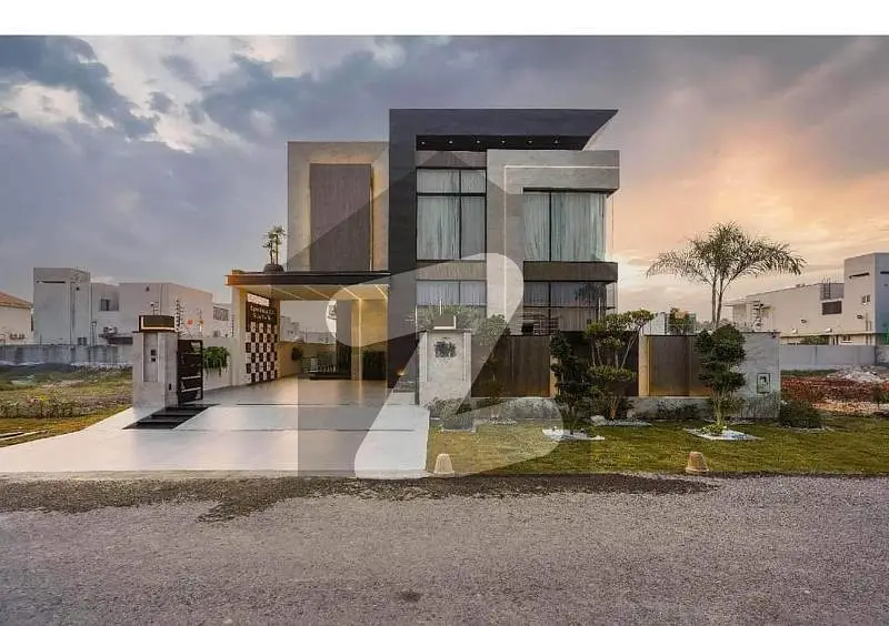 One Kanal Brand New Luxury Ultra-Modern Design Full Basement Fully Furnished Swimming Pool Home Theater House Available For Sale In DHA Hot Location