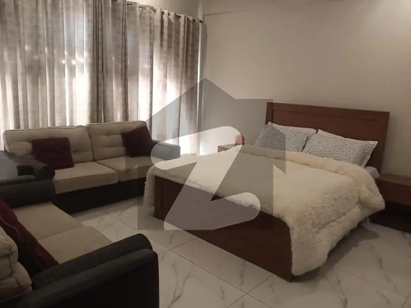 1 Bed Fully Furnished Apartment Front View Available For Rent In Bahria Town Phase 4