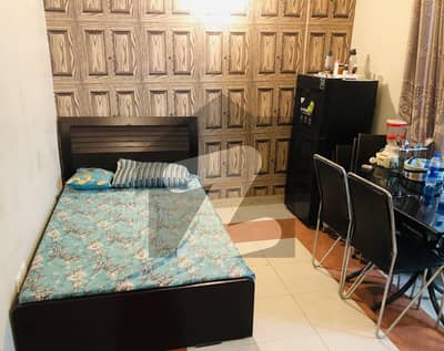 DHA Furnished Room Available For Rent In A Flat