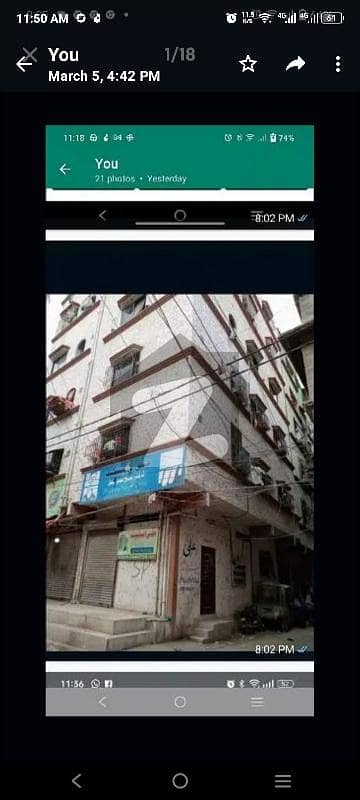 لیاقت آباد - سی ایریا لیاقت آباد,کراچی میں 3 کمروں کا 3 مرلہ فلیٹ 28.0 لاکھ میں برائے فروخت۔