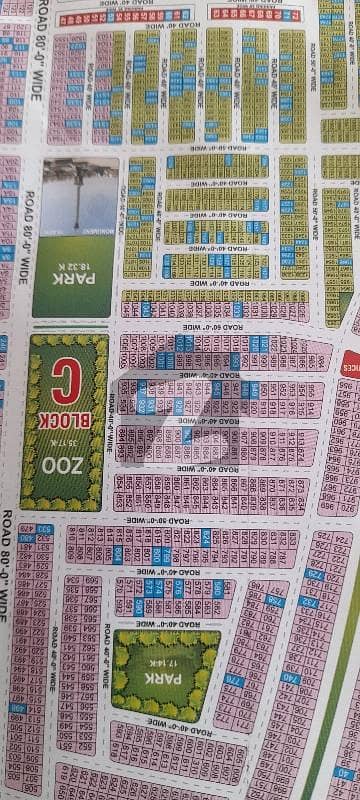 8marla plot For Sale in Bahria Orchard LAHORE Block C