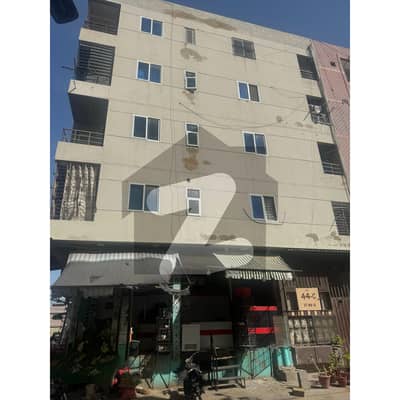 Three Bed DD Apartment For Rent , Corner Building Front Entrance In DHA Phase 5.