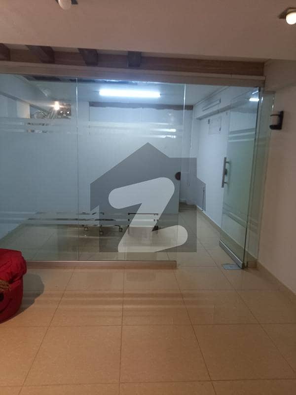 Blue area office 600 square feet mezzanine floor jinnah avenue for Rent