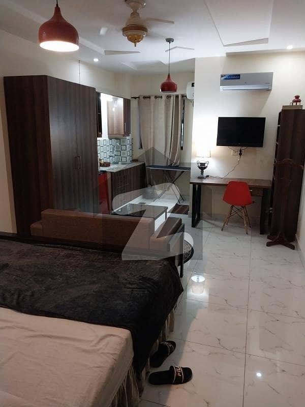 Studio Brand New Luxury Furnished Flat Apartment Available In Sheranwala Highest Canal Road Lahore Nearest Bahria Town Lahore