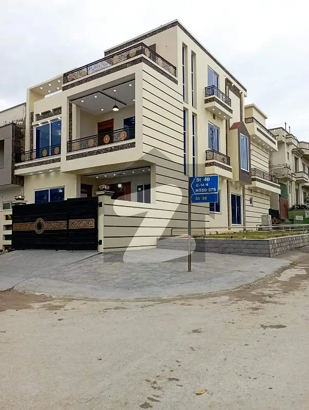 30x70 (8.5Marla) Brand New Modren Luxury House Available For sale in G_14 proper corner Ideal location Rent value 2.5lakh