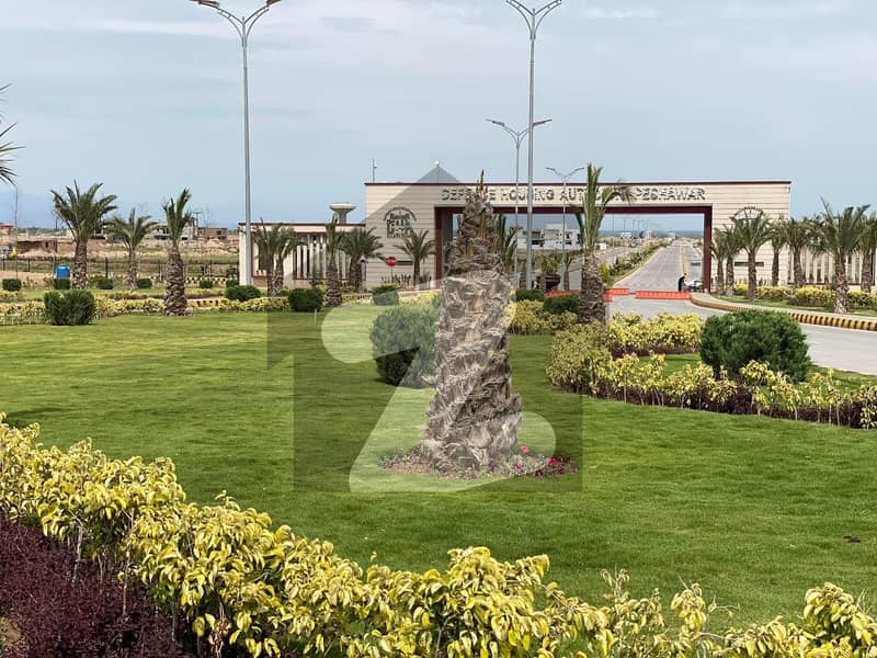 Sector A-600 series corner kanal with extra land for sale in DHA Peshawar