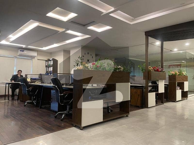 Gulberg decent 3300 sqft Furnished Office is available for Rent.