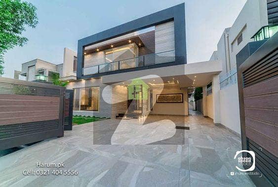 Heading: "Luxurious One Kanal Designer House : Elegant Living at Its Finest