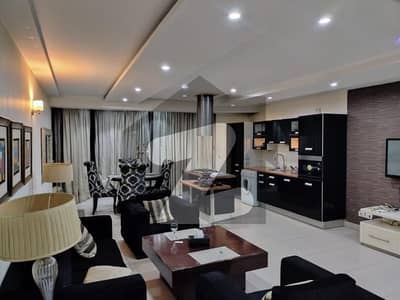 Two Bedrooms Fully Luxury Furnished Apartment Available For Rent Bahria Heights 3 Extension