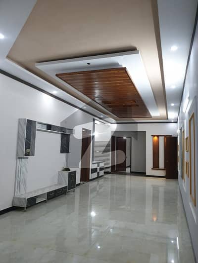 300 Sq. Yards Brand New 1st Floor Portion With Roof And Separate Parking Ultra Luxury Modern In VIP Block 15 Johar